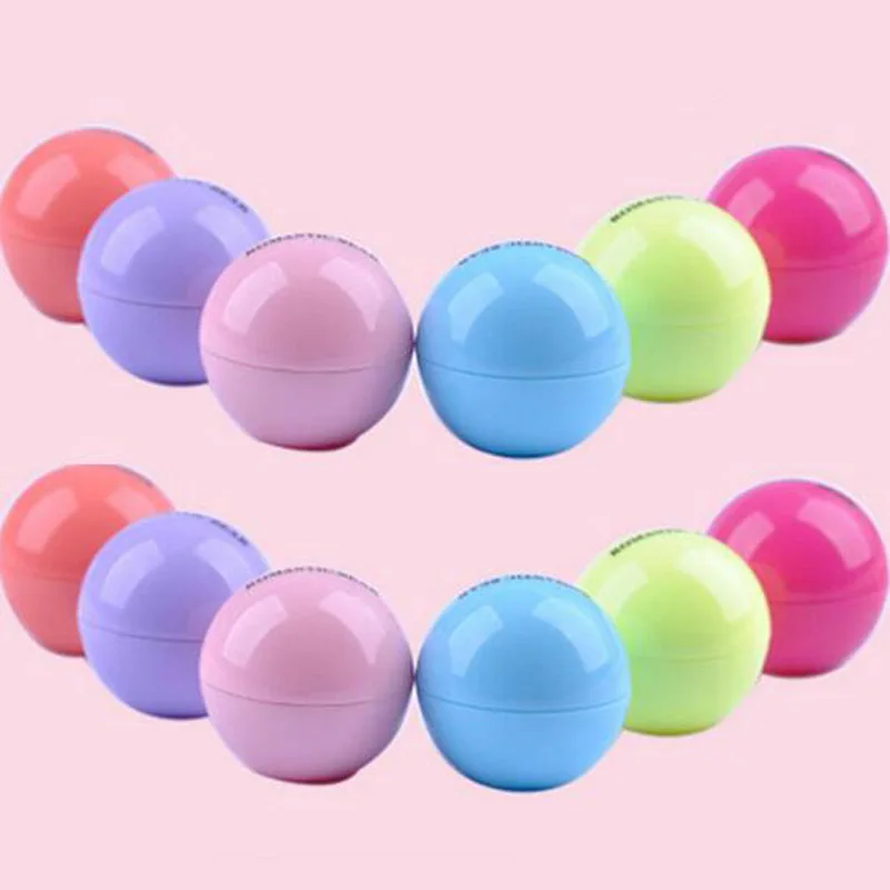 2Pcs each color Bittb, 12 шт., милый бальзам для губ шариковый, вкус, бальзам для губ, набор, фруктовый ароматизатор, губы, Smacker, натуральный органический, Уход за губами, губная помада, инструменты для макияжа - Цвет: 2Pcs each color
