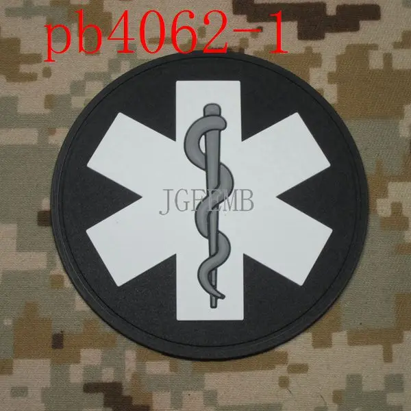 pb4062 White DEVGRU медицинский спасательный тактический боевой дух военный Красный Крест 3D ПВХ патч - Цвет: pb4062 White