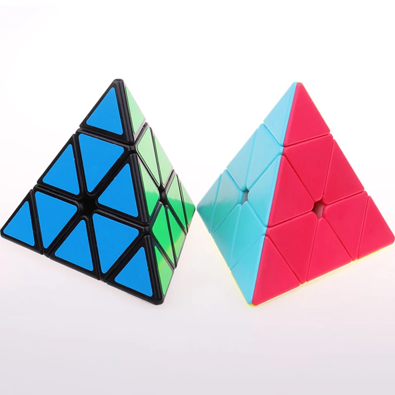 Qiyi Megaminxeds Stickerless Пирамида Профессиональный Кубик Рубика Магическая Скорость qiyi