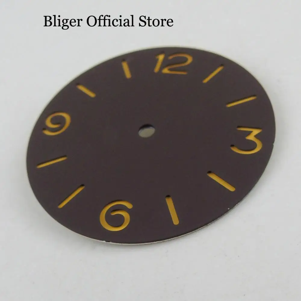 Циферблат для часов BLIGER Coffee 38 9 мм ETA 6497 6498 | Наручные часы