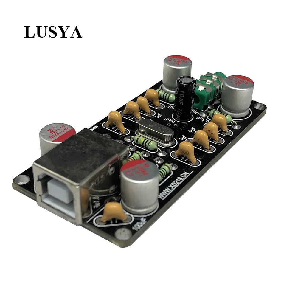 LUSYA PCM2704 USB декодер внешняя звуковая карта Поддержка 16bit 48Khz T0578