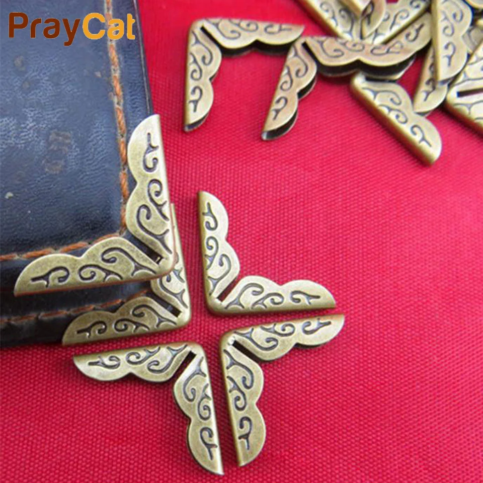 

Metal Journal Corners Notebook Corner Protector Fine Side Book Tone Scrapbooking Albums Menus Folders Corner Protectors
