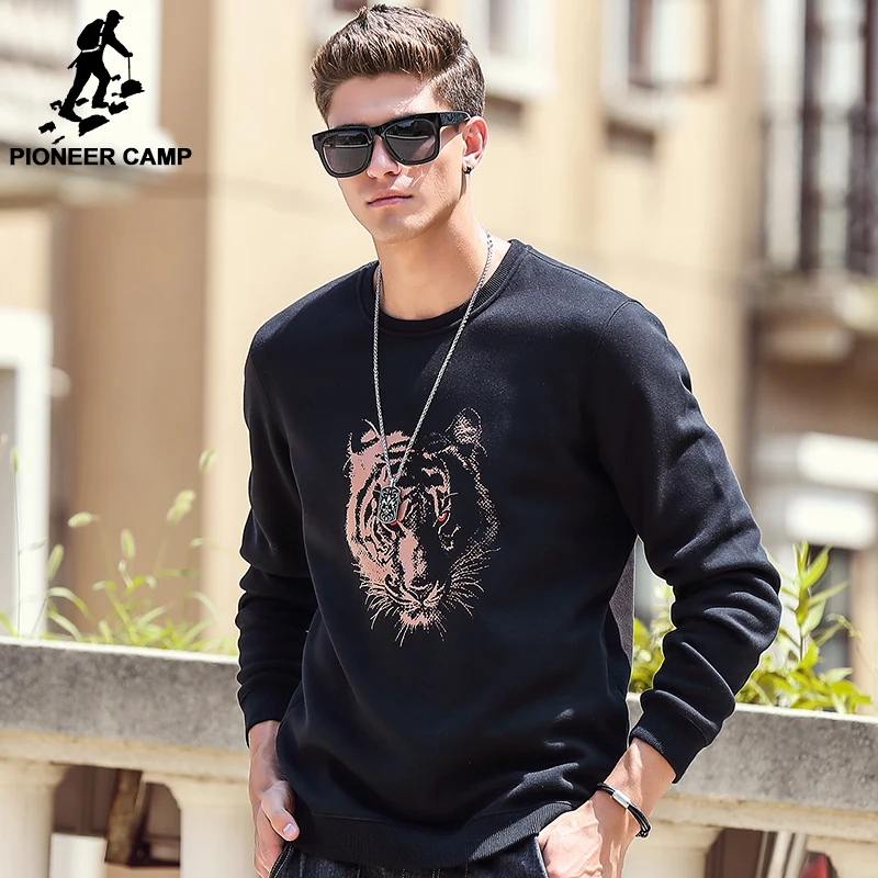 Pioneer Camp/толстовки из плотного флиса для мужчин осенне-зимняя брендовая одежда