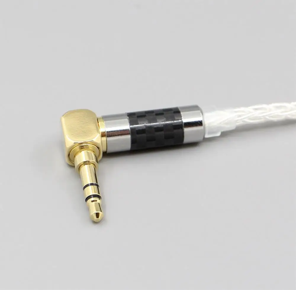 8 ядер 99% чистый Серебристые наушники кабель для AKR03 Roxxane JH Audio JH24 Layla AK380 AK240 LN006404 - Цвет: 3.5mm 3pole