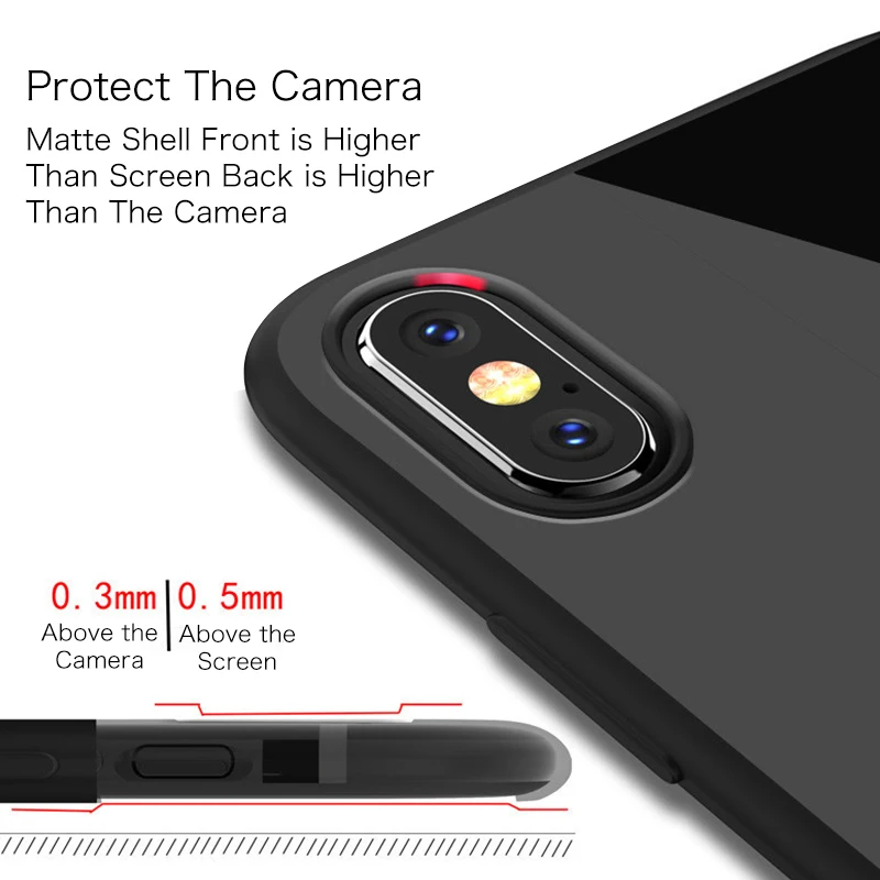 Для Iphone х чехол для телефона зеркало Защитная крышка 6 plus Силиконовые soft shell