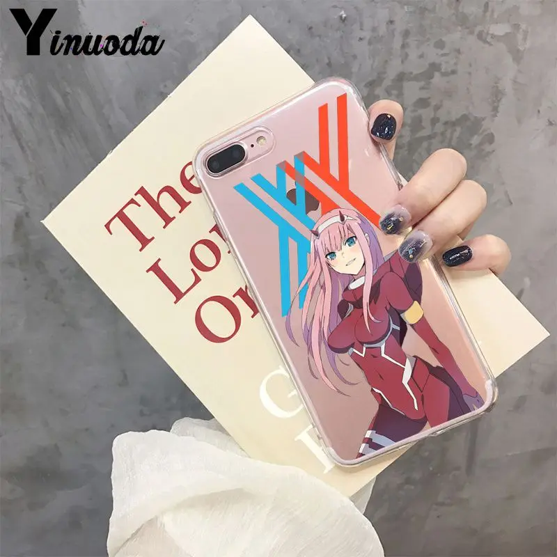 Yinuoda дорогой в FRANXX ZERO два клиента высококачественный чехол для телефона iPhone 8 7 6 6S