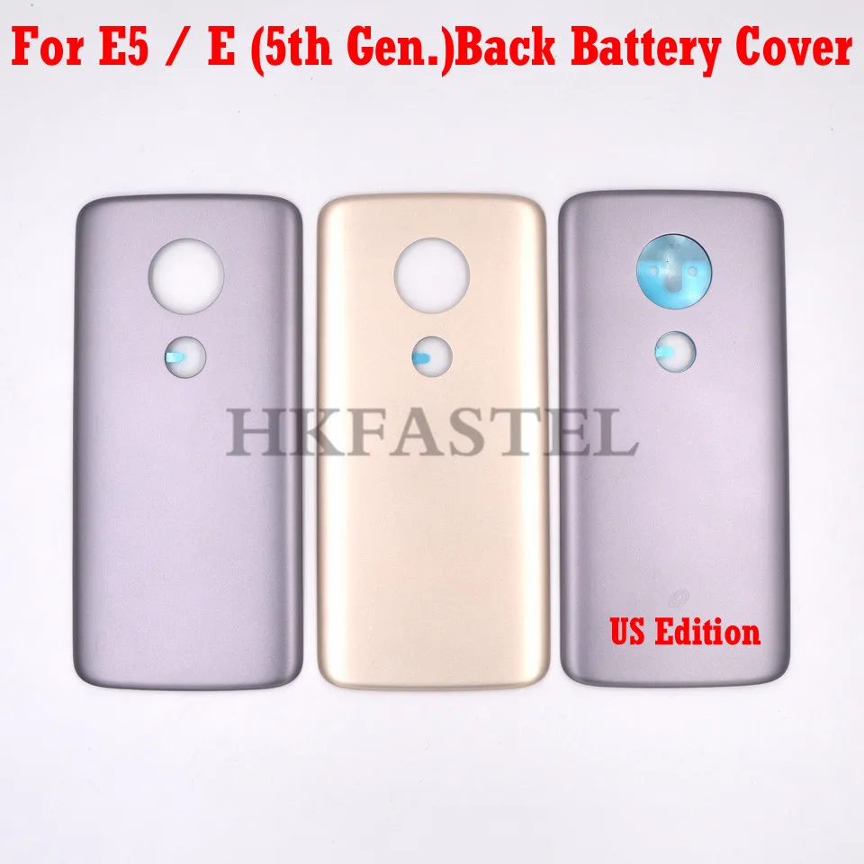 Новинка HKFASTEL для Moto E 5rd задняя крышка Motorola E5 Корпус батарейного отсека Запасные