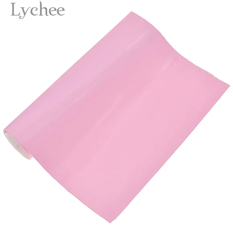 3 Lychee 21x29 см A4 Гладкая лакированная ткань из искусственной кожи сплошной цвет синтетическая кожа DIY материал для сумки одежды - Цвет: 3