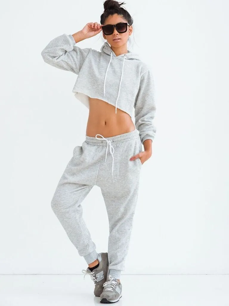 Костюмы топ Лидер продаж хлопок Полный Капюшоном Drawstring осень 2017 г. Couture костюм