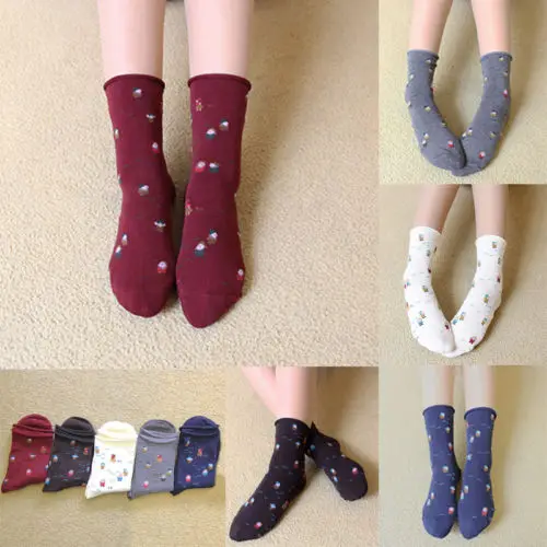 

1 Pair 2017 Hot Sale New Fashion Cute Women Multi-colors Cotton Socks Animal Pattern Cartoon Lovely Causal Lady Socks Gift