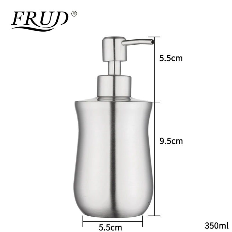 Бутылка жидкого мыла Frud из нержавеющей стали матовый диспенсер zeep аксессуары для