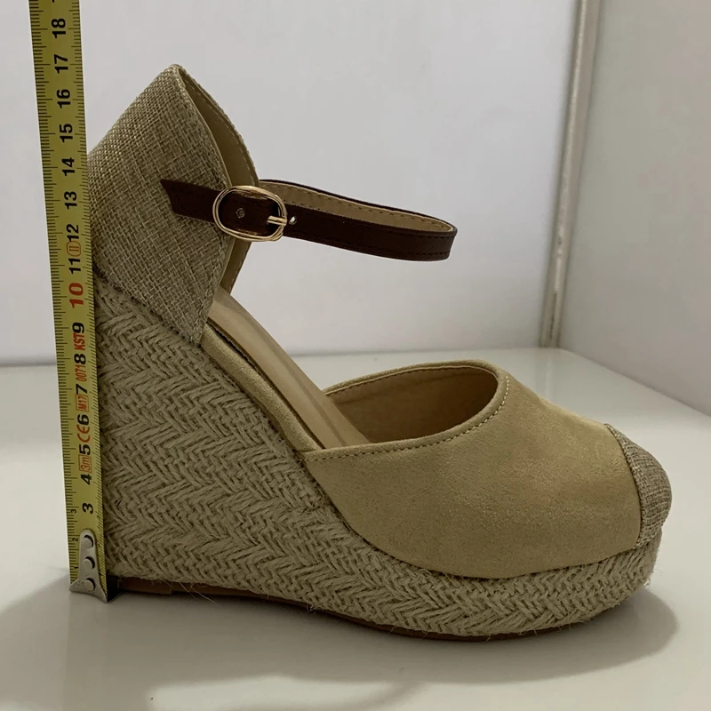 Женские эспадрильи ASILETO женские сандалии на танкетке высокие каблуки платформа в