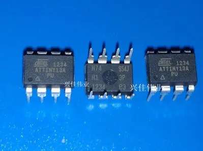 Бесплатная доставка 20 шт./лот Atmel DIP 8 MCU ATTINY13A PU AVR микроконтроллер Flash МГц для