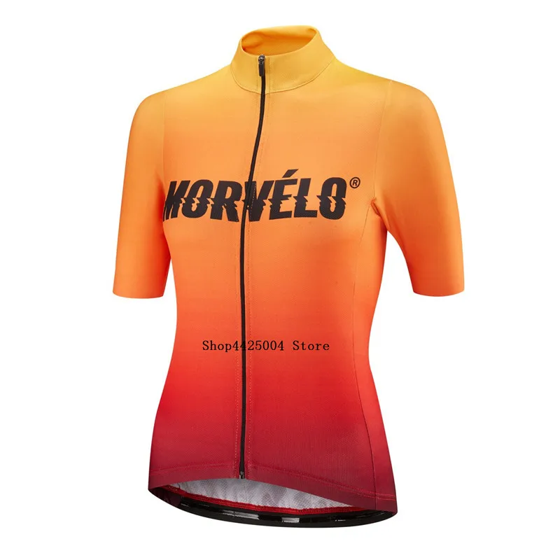 Для женщин Велоспорт Джерси morvelo велосипед Топы рубашка Лето короткий рукав