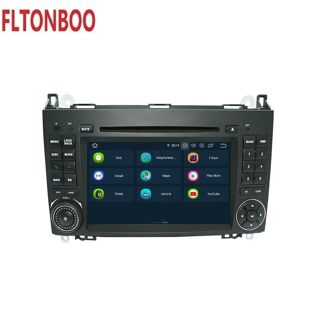 Автомобильный gps навигатор на android 9 для Mercedes Benz Sprinter B200 B class W245 B170 W209 W169 vw crafter 4 Гб