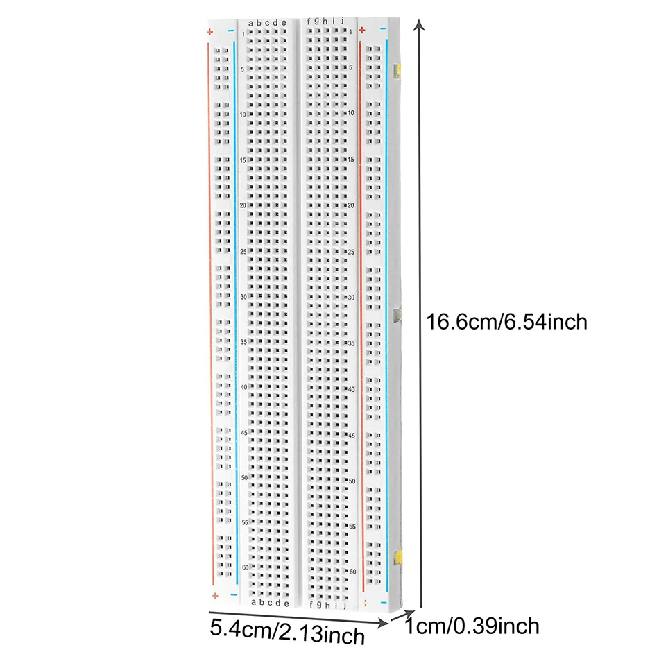 

16,6X5,4 см MB-102 MB102 макетная плата 830 точечная безsolderless печатная плата для хлеба тестирование разработка "сделай сам" для наращивания платы для ...