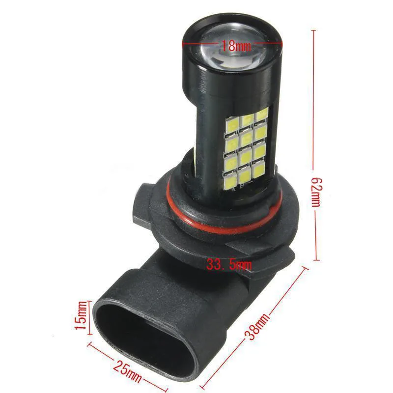 2 шт./компл. 9006 HB4 2835 42SMD светодиодный Canbus Error Free туман светильник лампочка 6500K