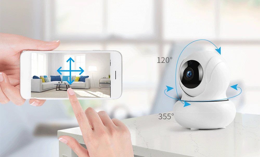 FREDI 4X Zoomable ip-камера 1080P камера наблюдения с автоматическим отслеживанием домашняя камера безопасности беспроводная сеть WiFi PTZ CCTV камера