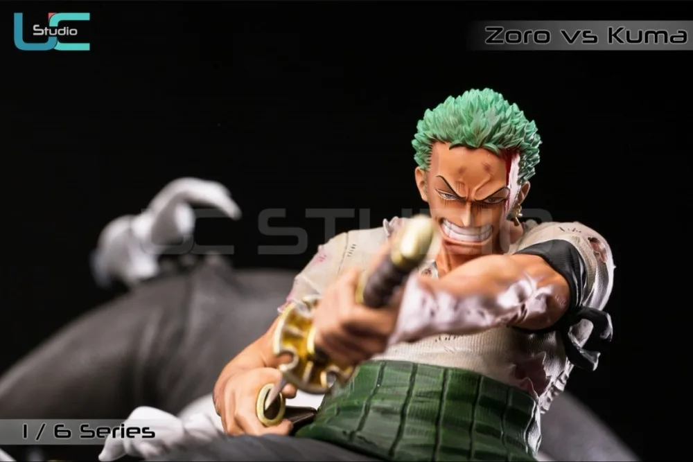 Фигурки моделей в наличии ucs One Piece Roronoa Zoro VS KUMA gk resin игрушечные фигурки для