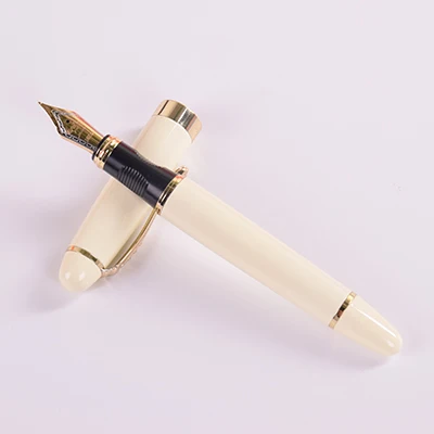 04 pearl white Высококачественная перьевая ручка iraunta, роскошная ручка для письма, школьные офисные принадлежности, канцелярские принадлежности, материал caneta escolar - Цвет: 04 pearl white