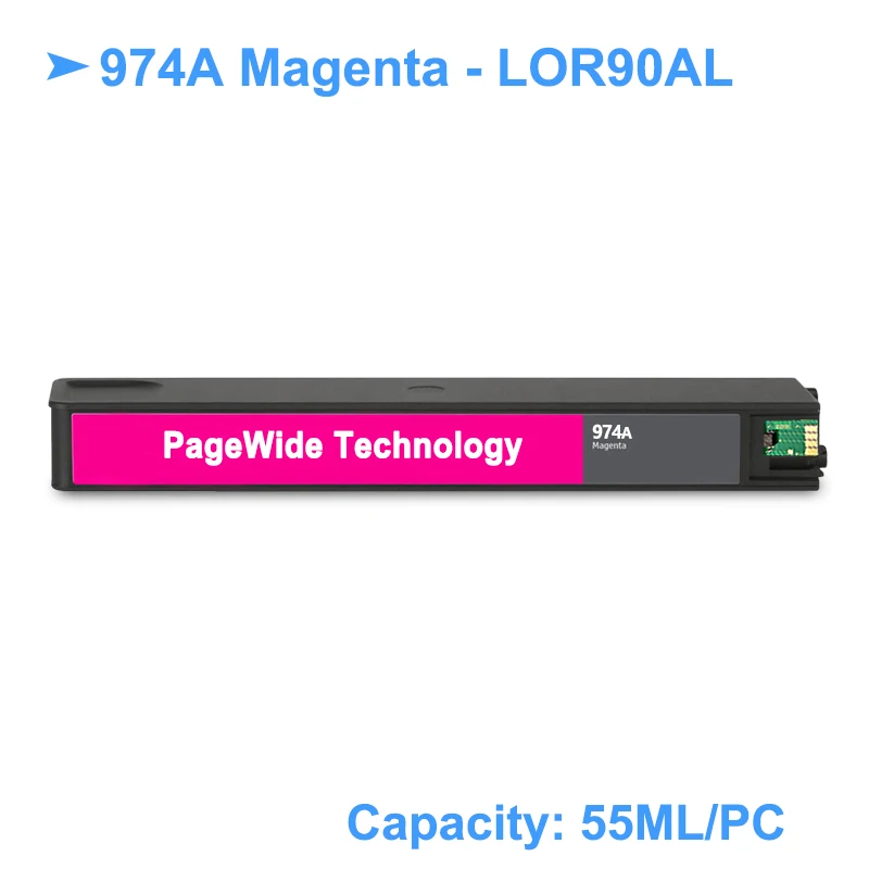 [Сторонний бренд] для HP 974A 974 A сменный чернильный картридж PageWide Pro 352dw 452dn 452dw 377dw 477dn