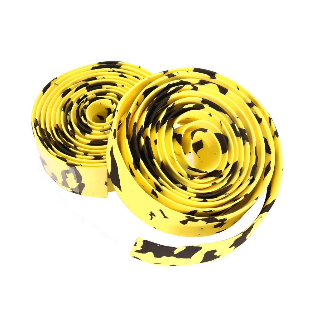 2Pcs Rubber Bicycle Cycling Handlebar Tape+2pcs Bar plug MTB Mountain Road Bike Handle Tape Accessories 5 Colors | Спорт и