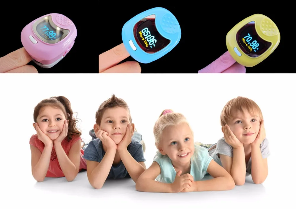 Аккумулятор для детей, детей, OLED цифровой Пульсоксиметр SpO2 контроль частоты пульса, кислорода в крови SpO2 PR