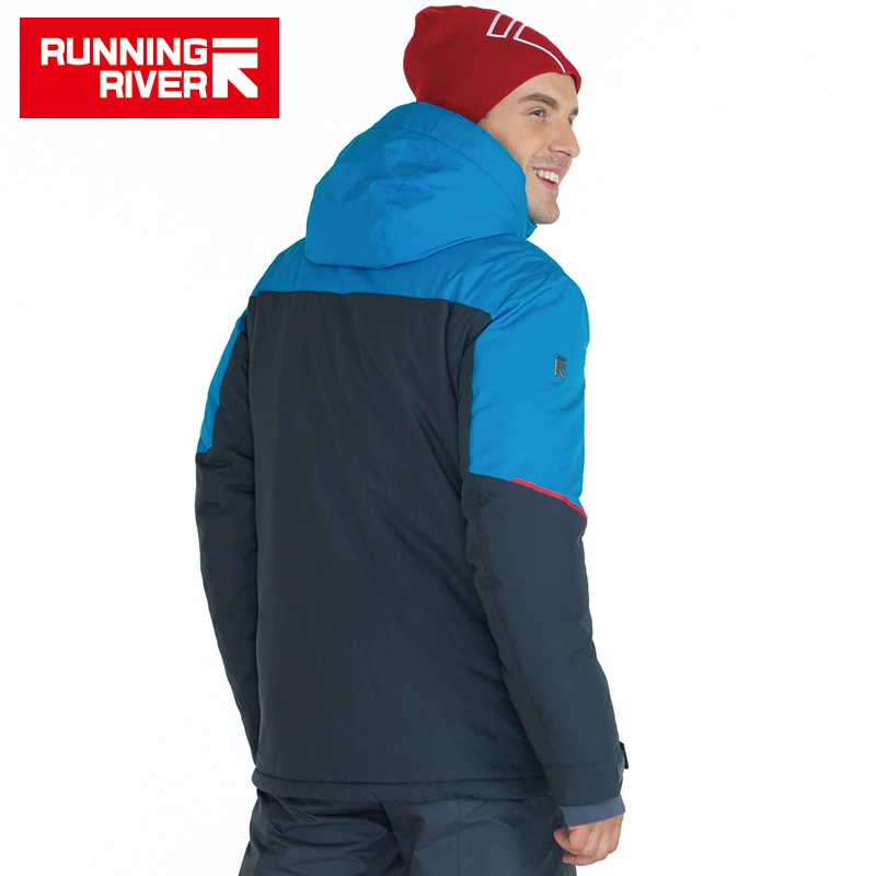 RUNNING RIVER Бренд Мужская Горнолыжная Куртка 4 Цвета 6 Размеров Зимние теплые