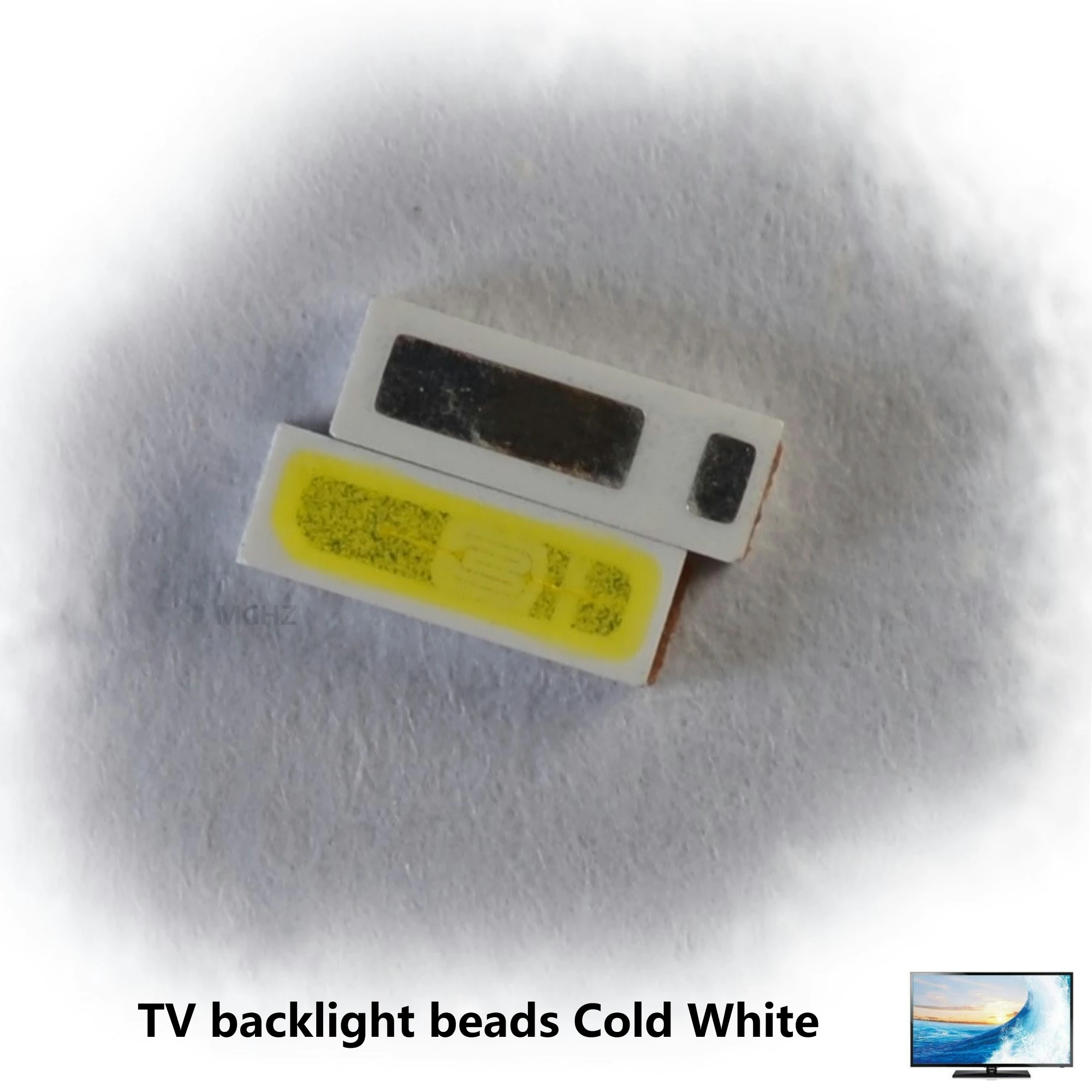 250 шт. 4014 Замена 4020 SMD СВЕТОДИОДНЫЙ ные бусины холодный белый 0 7 Вт 3 В 6 мА для ТВ/ЖК