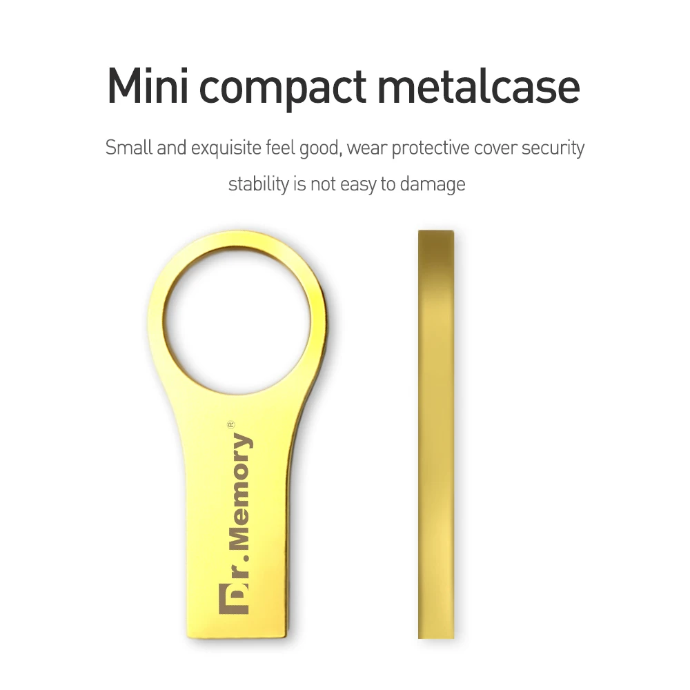 Высокоскоростные металлические USB флеш накопители супер мини флешка 32 ГБ