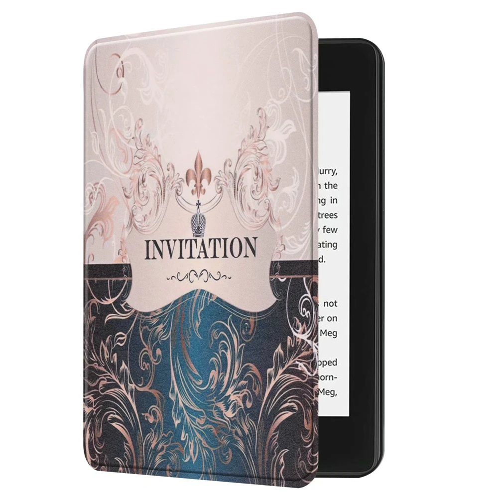 Роскошный Ультратонкий легкий кожаный чехол книжка для Amazon Kindle Paperwhite 2018 10th 10