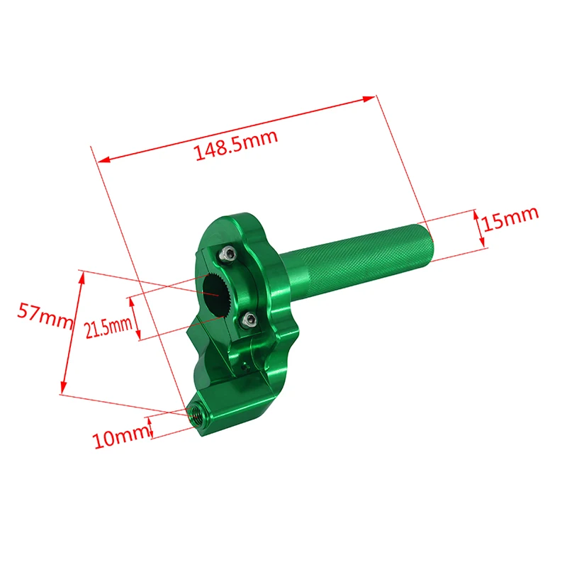 

6 Color 22mm CNC Alloy High-Speed Transform Twist Throttle Grip Cable Fit For Gear Shift Shaft Pit Dirt Bike Motocross CNC-206