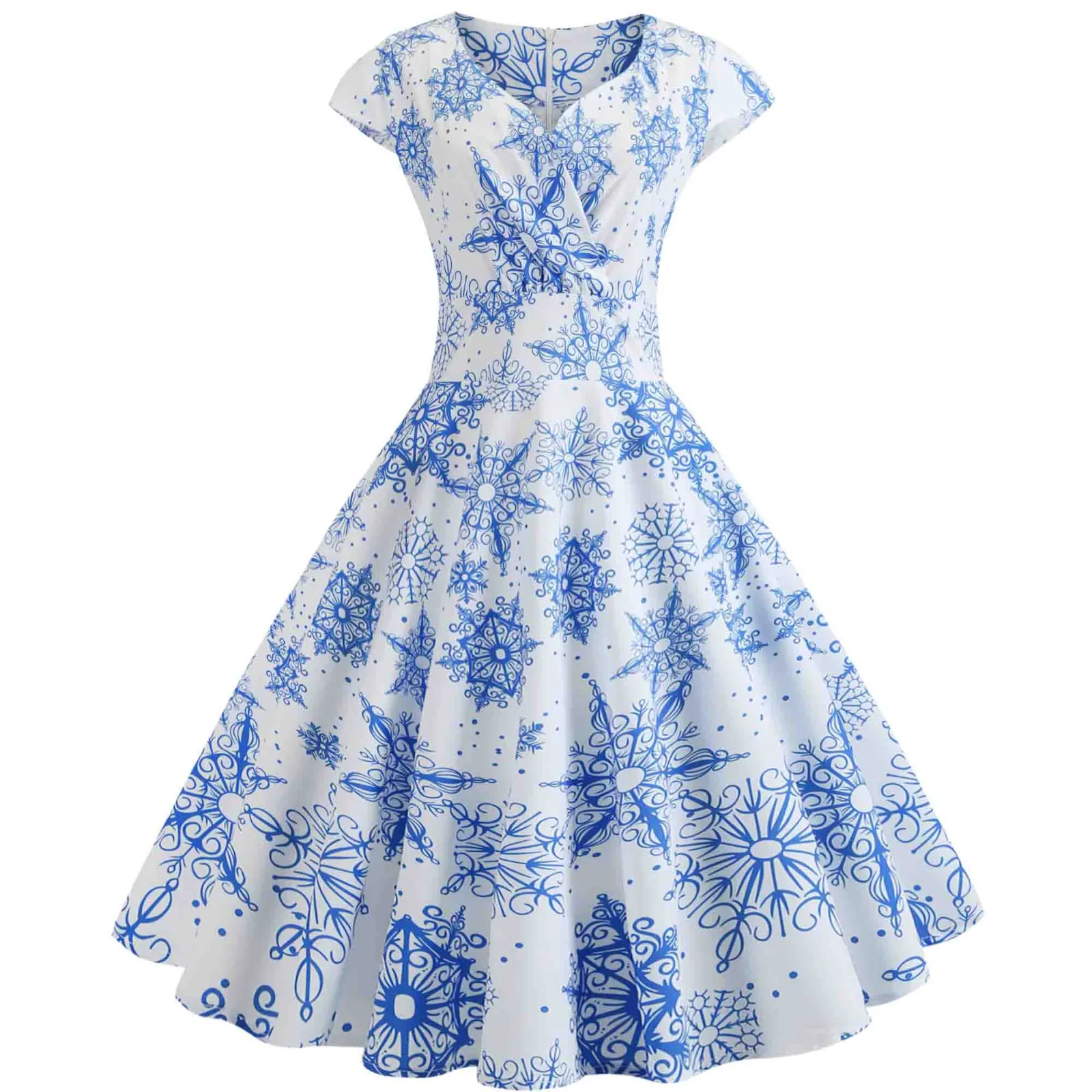 JAYCOSIN Новинка vestidos largos de verano повседневное женское винтажное платье с рюшами и V