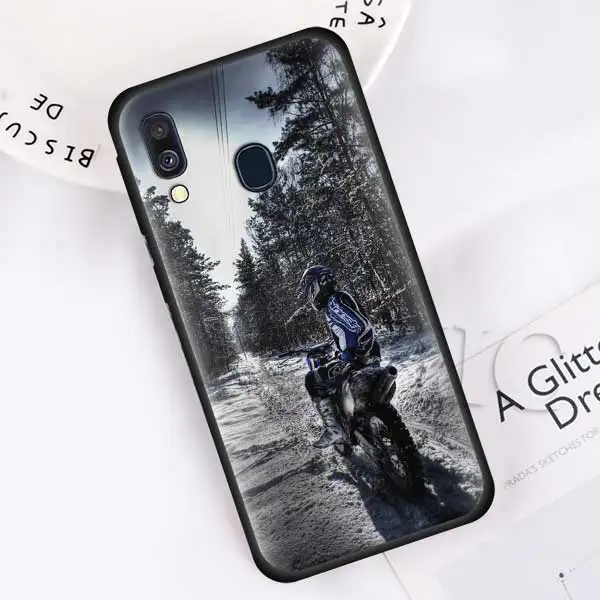 010 Moto крест moto rcycle Спорт на открытом воздухе силиконовый мягкий чехол для samsung Galaxy A50 A40 A70 A30 A20 A80 A6 A7 A8 плюс A9 черный чехол Чехол - Цвет: 010