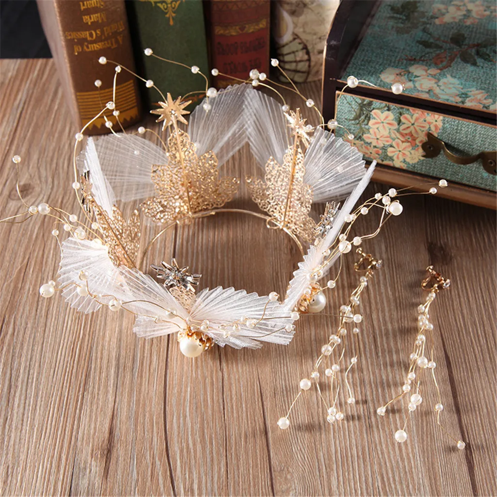 Свадебный Циркон в форме короны со стразами светящийся роскошный свадебный