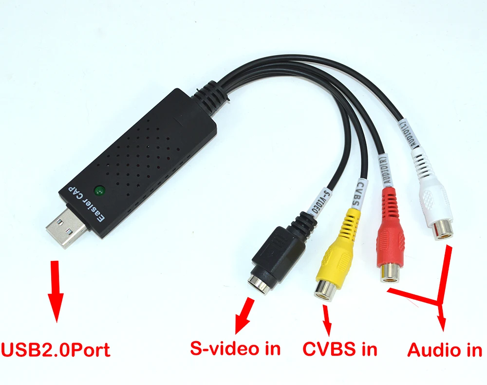 Blue чем USB 2.0 hdmi к RCA адаптер конвертер аудио-видео PC кабели ТВ DVD VHS устройства