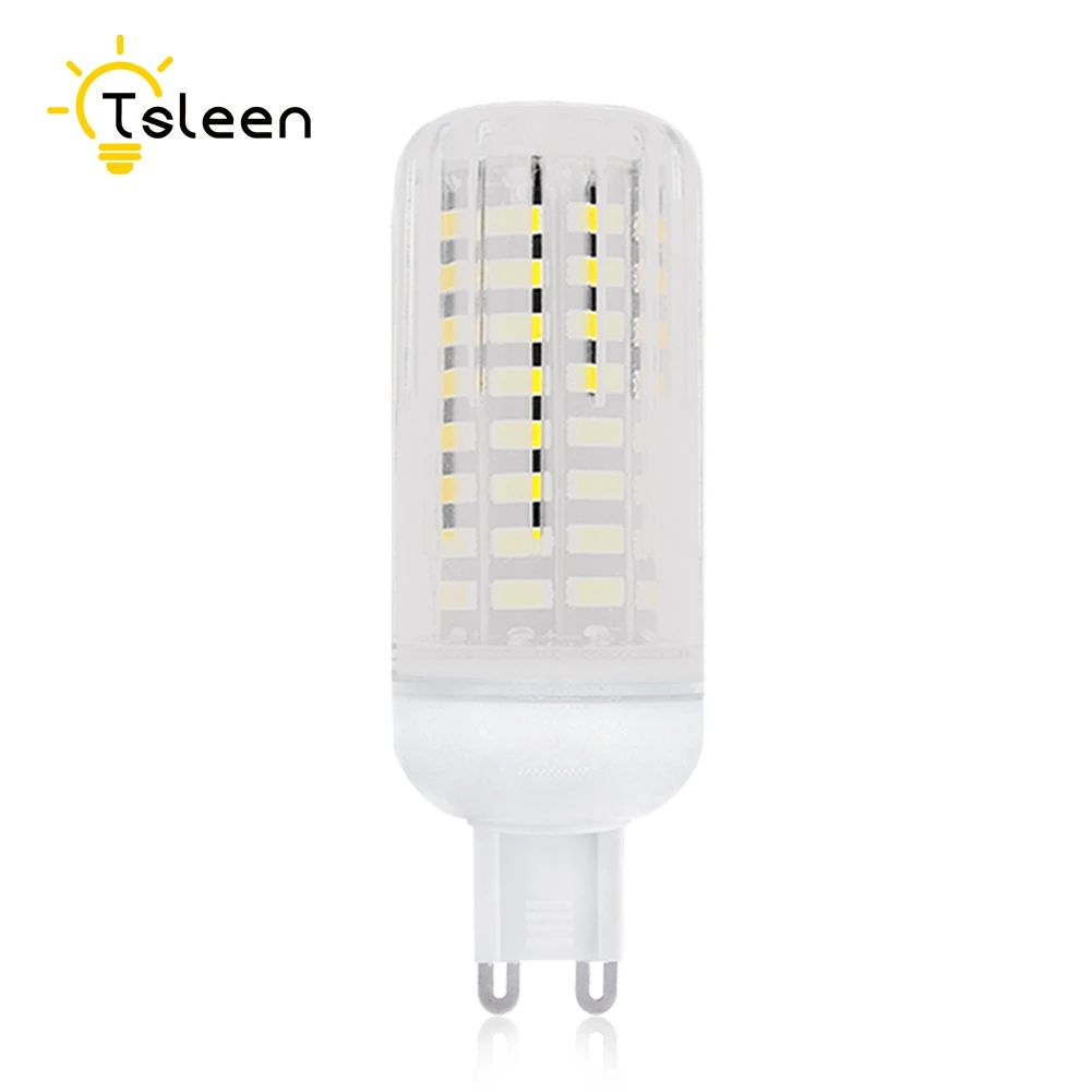 G9 5733 SMD светодиодный светильник световой поток более 5730 2835 Светодиодный светильник-кукуруза 220 В 230 в 240 В 110 в 120 в 15 Вт 12 Вт точечный светильник