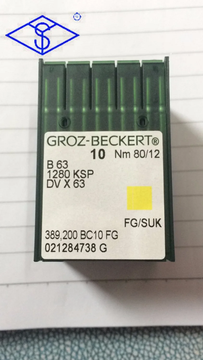 Aguja de Козер B63 dvx63 groz беккерт 80/12|coser| |