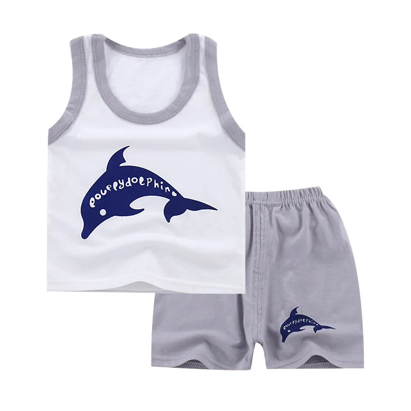 2019 summer children clothing baby boy and girl clothes suit best quality 100% cotton kids set cartoon infant body | Детская одежда и