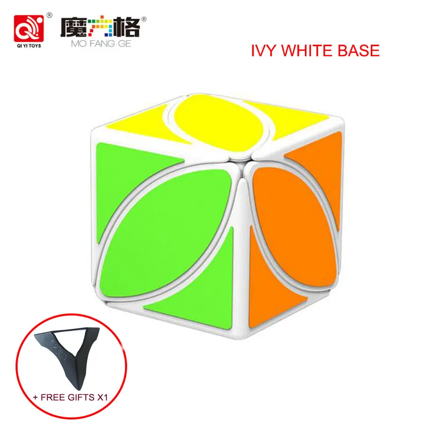 QiYi Mofangge головоломка Ivy Cube первый поворот s линии листа головоломка волшебные развивающие игрушки для детей и взрослых Cubo Magico - Цвет: 143 White Base
