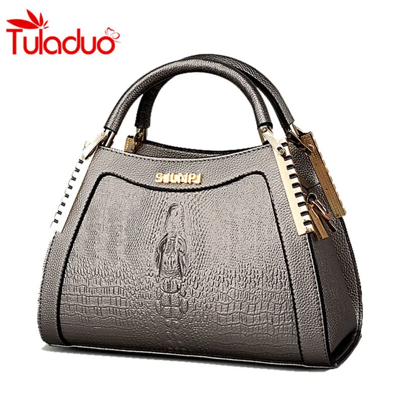 2018 женские сумки мессенджеры с крокодиловым узором на плечо модные для мам