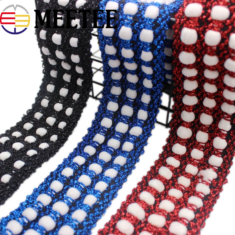 4 ярдов (3 64 метров) 6 см тканая кружевная лента мягкий кожаный пояс Эластичная DIY