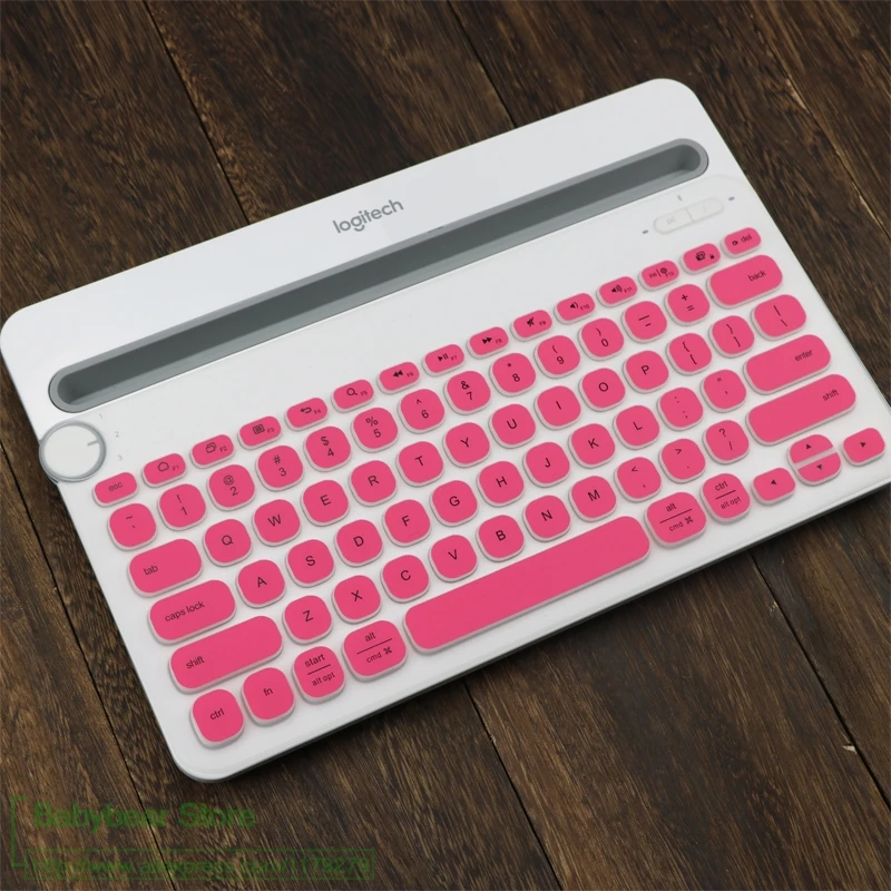 Для logitech K480 Bluetooth многофункциональная клавиатура силиконовая Пылезащитная Беспроводная настольная клавиатура защитная пленка Пылезащитная пленка