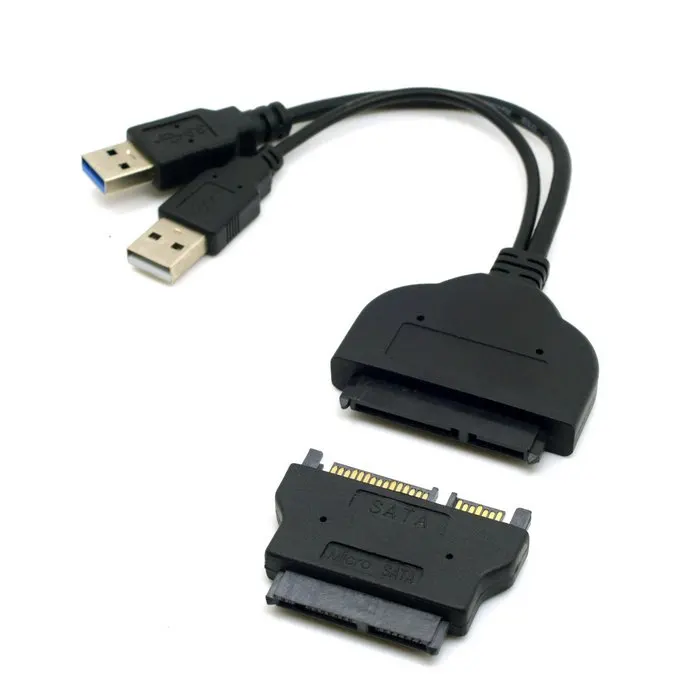 1 компл. USB 3 0 к SATA 22Pin &amp 16Pin Micro адаптер для 8 &quot2 5&quot жесткого диска драйвера с