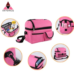 Новая модная джинсовая коробка-сумка для обеда, термоизолированная сумка для пикника, Термосумка для женщин или мужчин