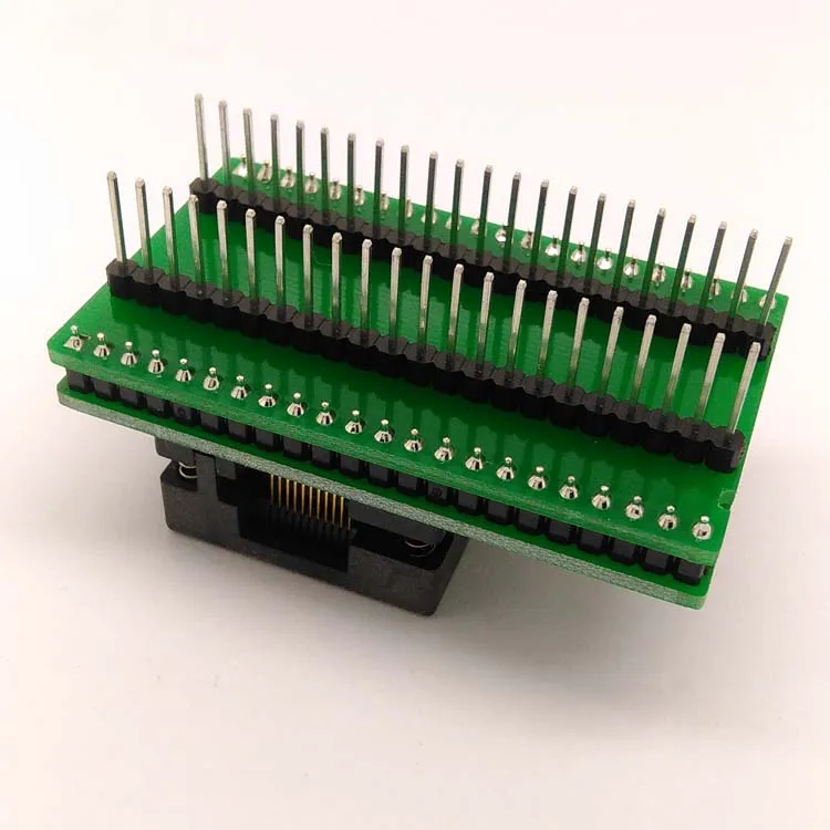 TQFP44 FQFP44 QFP44 к DIP44 Программирование гнездо OTQ 44 0.8 14 шаг мм IC тела Размер 10 X10MM адаптер