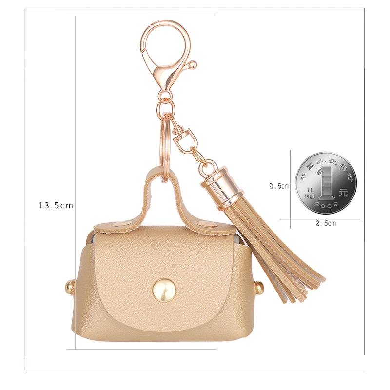 Onnea модный брелок из искусственной кожи Мини Портмоне с кисточками кошелек