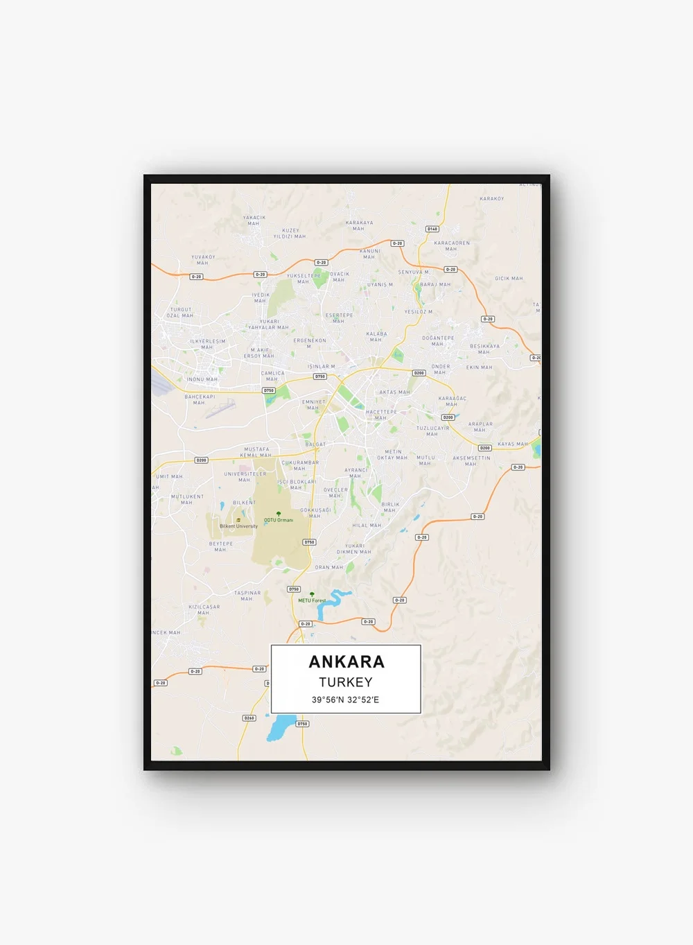 

Anakara Anchorage Athens Poster Canvas Art Prints Painting Wall Picture for Children Living Room Decor