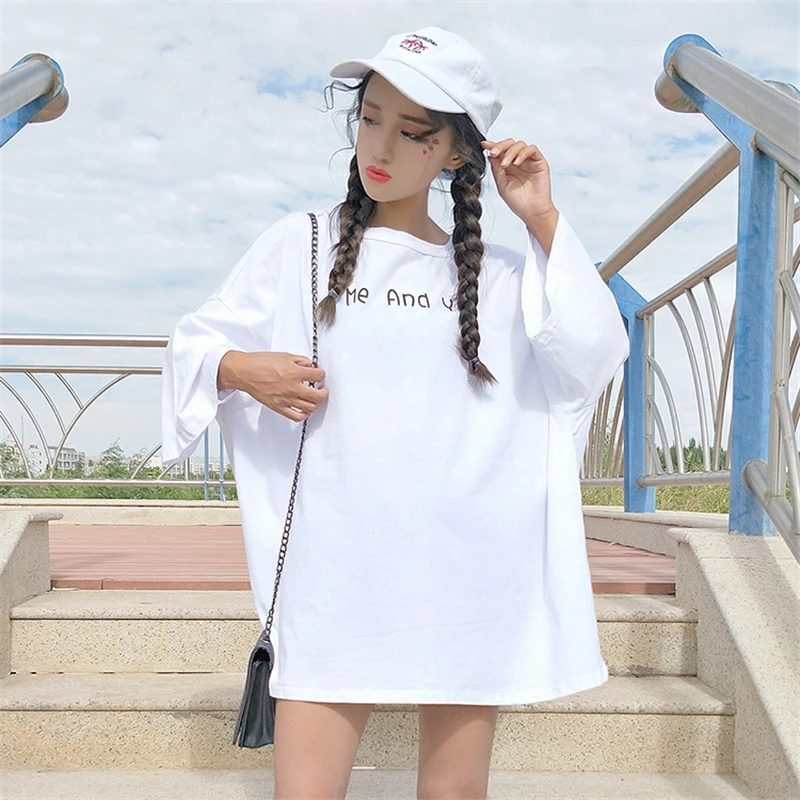 HziriP Мода Harajuku KawaiiT хлопковая Футболка женские Топы И Футболки 2018 летняя футболка