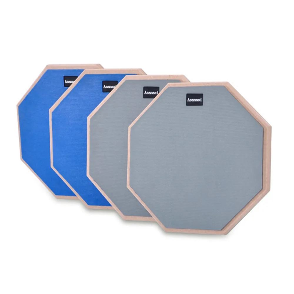 1 шт 12 дюймов резиновая деревянный немой барабан бесшумный практика Drumpad для